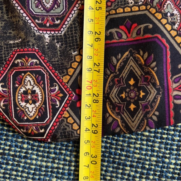 Vtg 90s Lightweight Earth Tone Patterned Blazer - Size 8 Made In USA - Picture 7 of 7